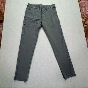 BYLT Pants Mens Medium Gray Everyday 2.0 Gray Performance Chino Slim Stretch
